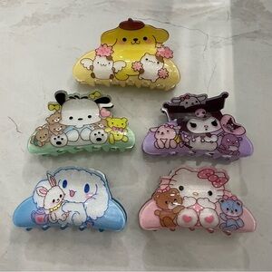 Sanrio Hairclips